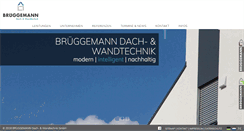 Desktop Screenshot of brueggemann-dachtechnik.de